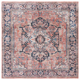 Safavieh Serapi 6'-7" x 6'-7" Rug in Rust / Navy