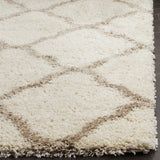 Safavieh Hudson Shag 4'-0" x 6'-0" Rug in Ivory / Beige