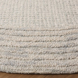 Safavieh Ebony 6'-0" x 6'-0" Rug in Grey / Ivory