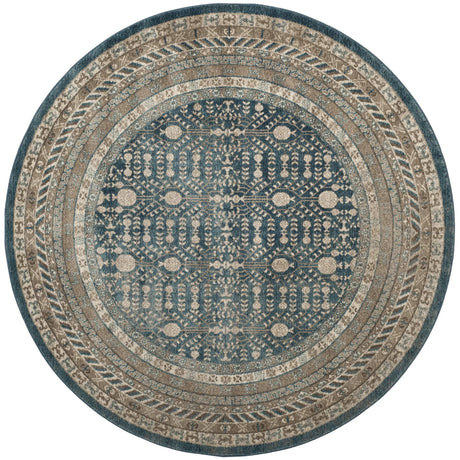 Safavieh Sofia 6'-7" x 6'-7" Rug in Blue / Beige