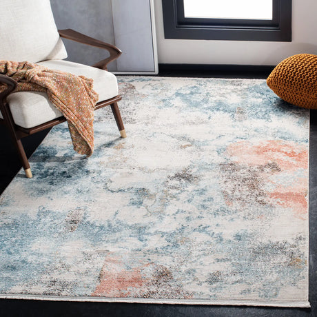 Safavieh Shivan 5'-3" x 7'-6" Rug in Blue / Ivory