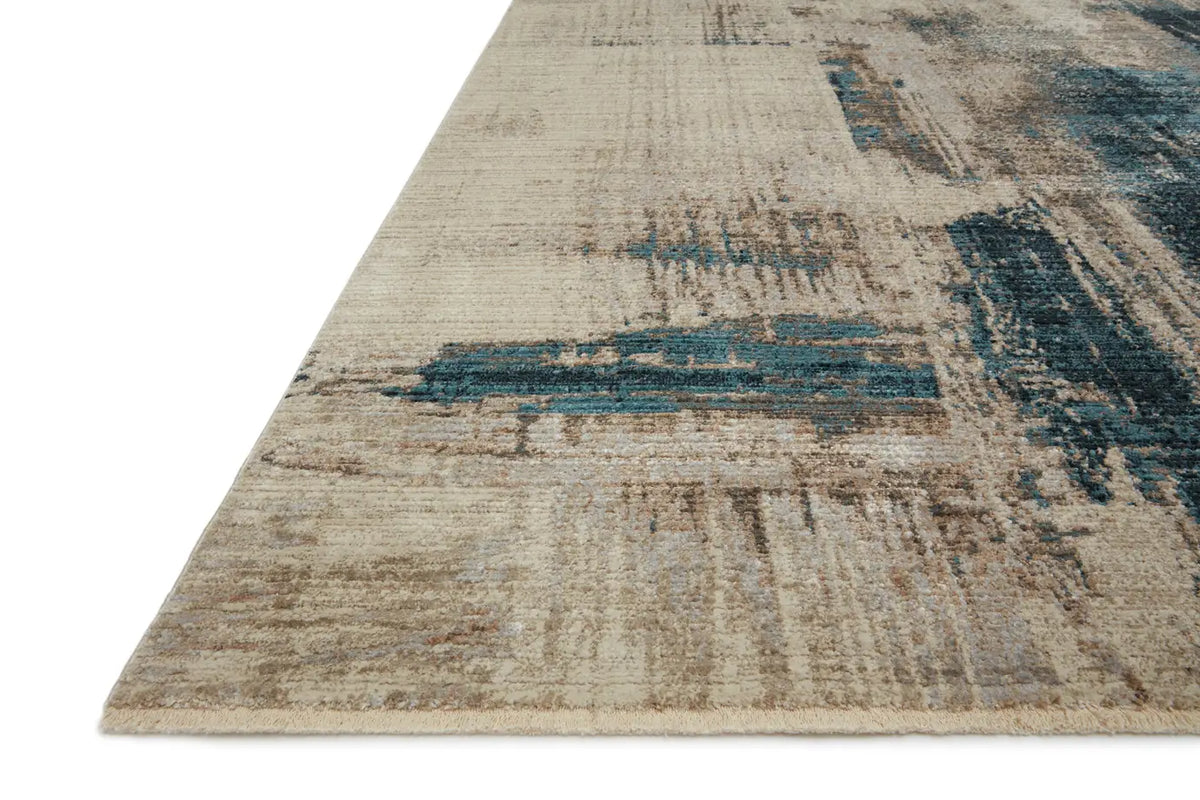 Loloi Leigh Lei-08 Slate/Denim Rugs - rug corner