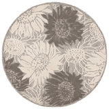 Safavieh Jardin 6'-0" x 6'-0" Rug in Grey / Ivory