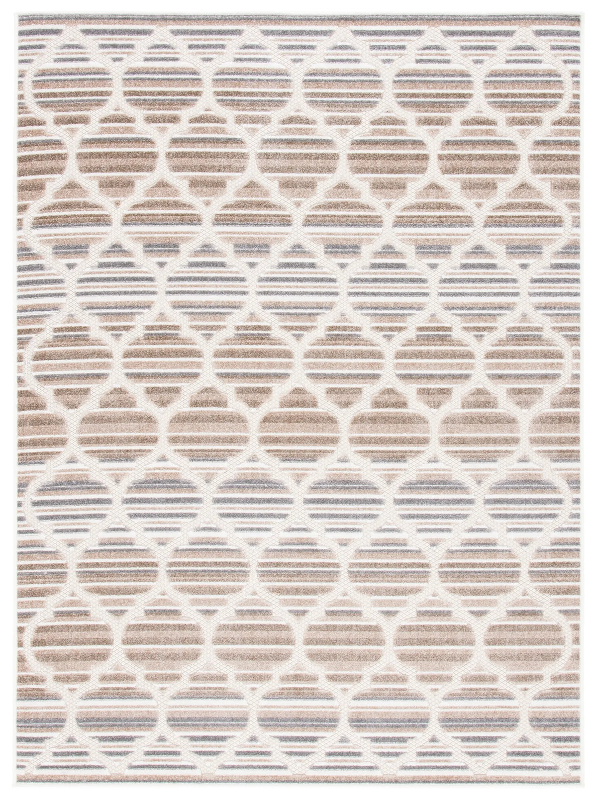 Safavieh Cabana 4'-5" x 6'-5" Rug in Grey / Ivory