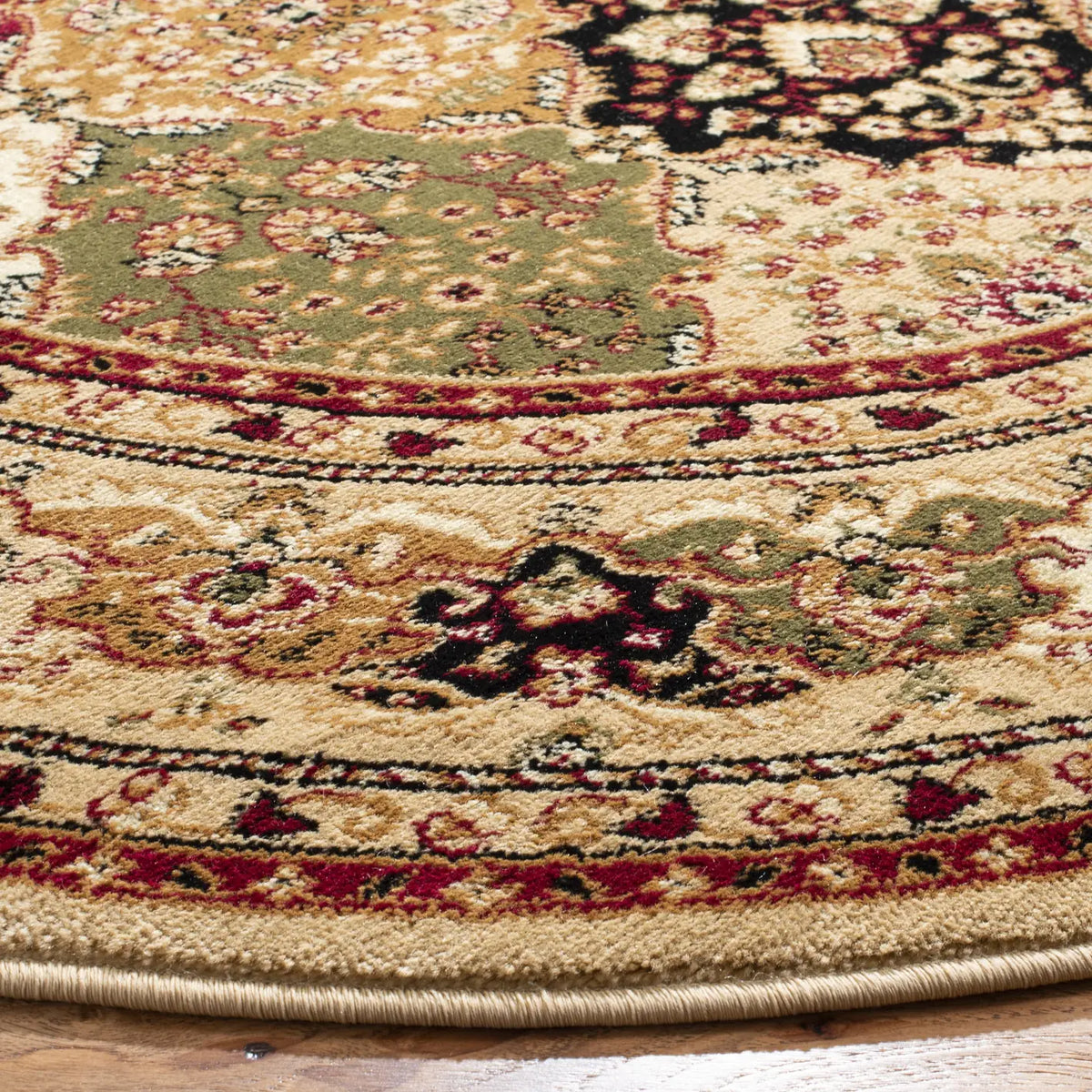 Safavieh Lyndhurst 5'-3" x 5'-3" Rug in Multi / Beige
