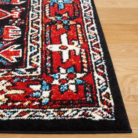 Safavieh Vintage Hamadan 4'-0" x 6'-0" Rug in Red / Black