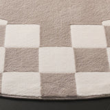 Safavieh Groove 6'-7" x 6'-7" Rug in Beige / Ivory