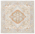 Safavieh Heritage 6'-0" x 6'-0" Rug in Beige / Grey
