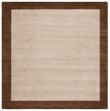 Safavieh Himalaya 6'-0" x 6'-0" Rug in Beige / Dark Brown