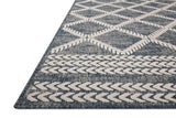 Loloi Rainier Rai-05 Denim/Ivory Rug - rug corner