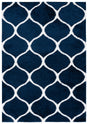 Safavieh Tahoe Shag 4'-0" x 6'-0" Rug in Navy / White