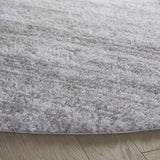 Safavieh Tahoe Shag 6'-7" x 6'-7" Rug in Grey / Dark Grey