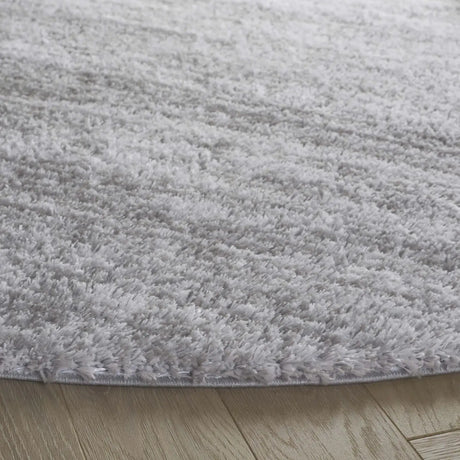 Safavieh Tahoe Shag 6'-7" x 6'-7" Rug in Grey / Dark Grey