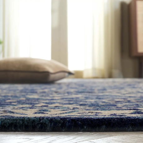 Safavieh Anatolia 4'-0" x 6'-0" Rug in Navy / Ivory