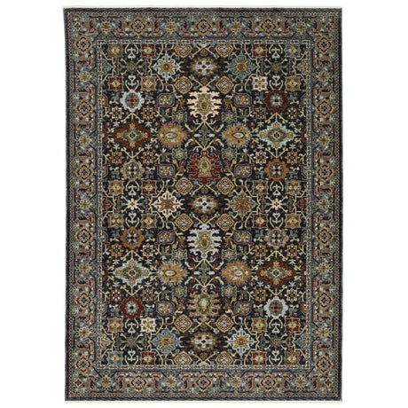 Oriental Weavers Sphinx Aberdeen 4922D Blue/ Multi Rugs - main flat