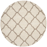 Safavieh Hudson Shag 5'-3" x 5'-3" Rug in Ivory / Beige