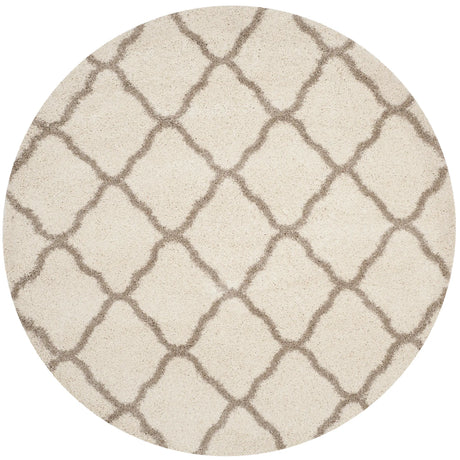 Safavieh Hudson Shag 5'-3" x 5'-3" Rug in Ivory / Beige