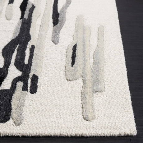 Safavieh Rodeo Drive 4'-0" x 6'-0" Rug in Ivory / Black