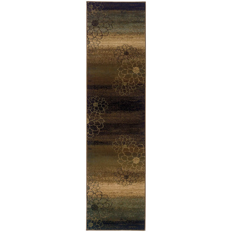 Oriental Weavers Sphinx Hudson 074a1 Brown / Beige Rugs - runner