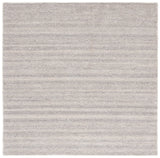 Safavieh Ebony 6'-0" x 6'-0" Rug in Silver / Grey