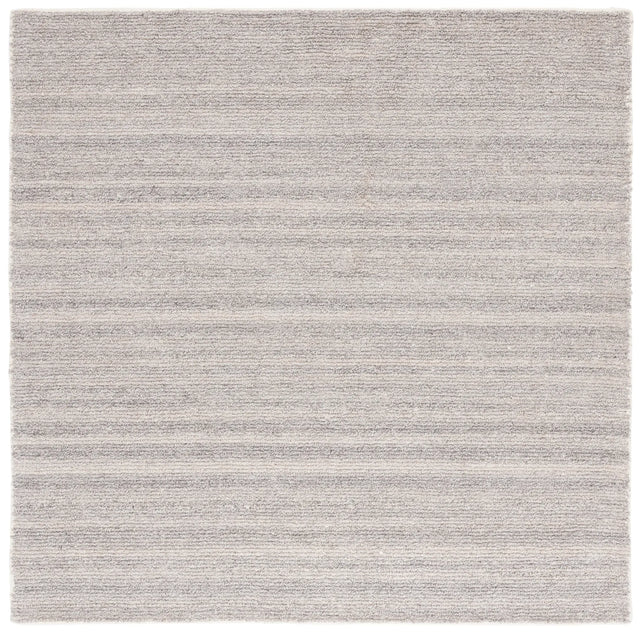 Safavieh Ebony 6'-0" x 6'-0" Rug in Silver / Grey