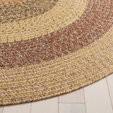Safavieh Braided 5'-0" x 8'-0" Rug in Beige / Brown