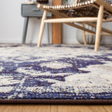 Safavieh Madison 4'-0" x 6'-0" Rug in Black Purple / Beige