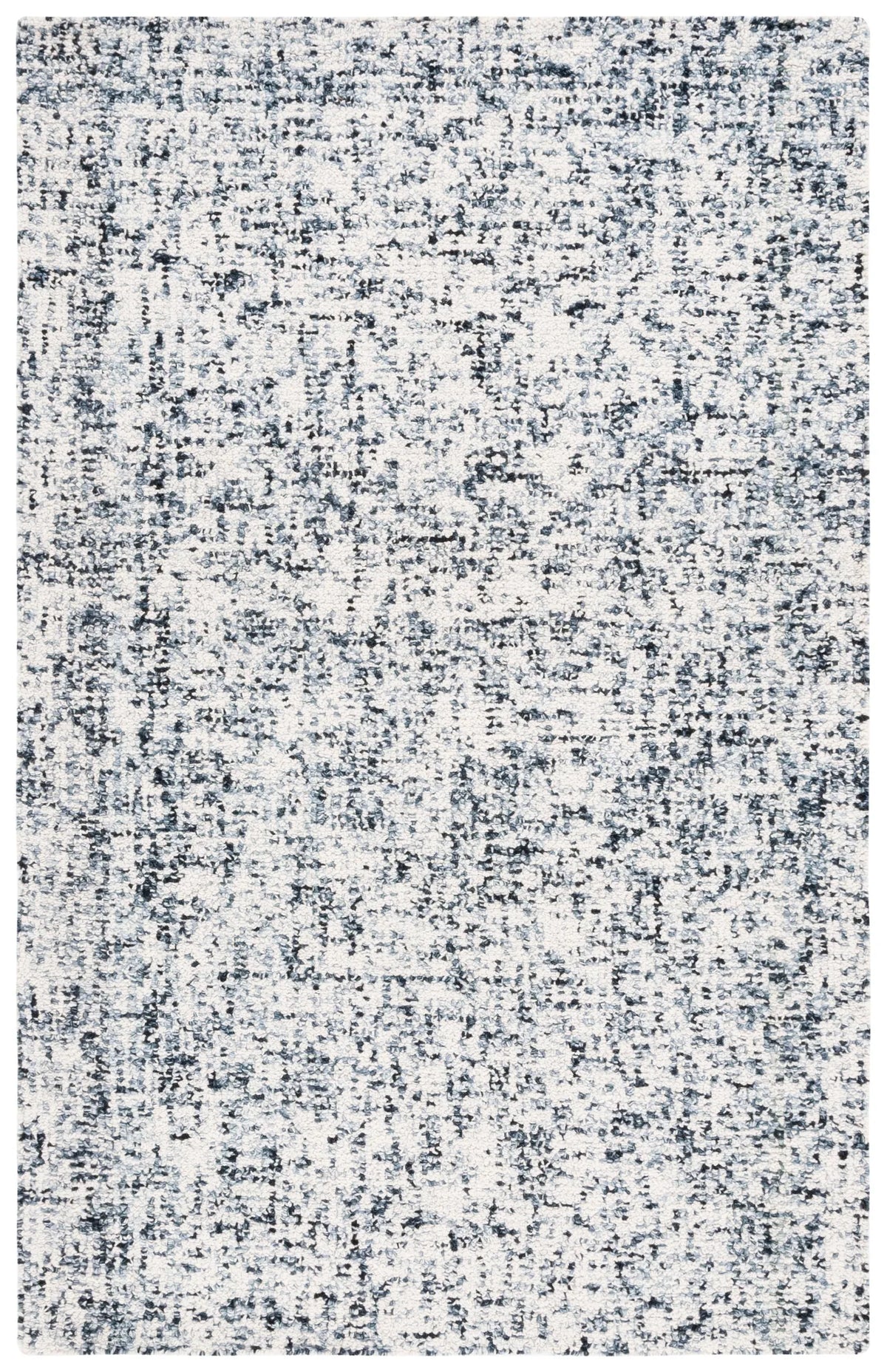 Safavieh Abstract 4'-0" x 6'-0" Rug in Black / Ivory