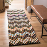 Safavieh Nantucket 2'-3" x 8'-0" Rug in Ivory / Black