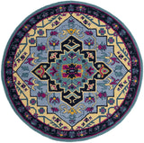 Safavieh Bellagio 5'-0" x 5'-0" Rug in Light Blue / Multi