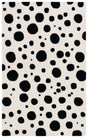 Safavieh Cambridge 4'-0" x 6'-0" Rug in Ivory / Black