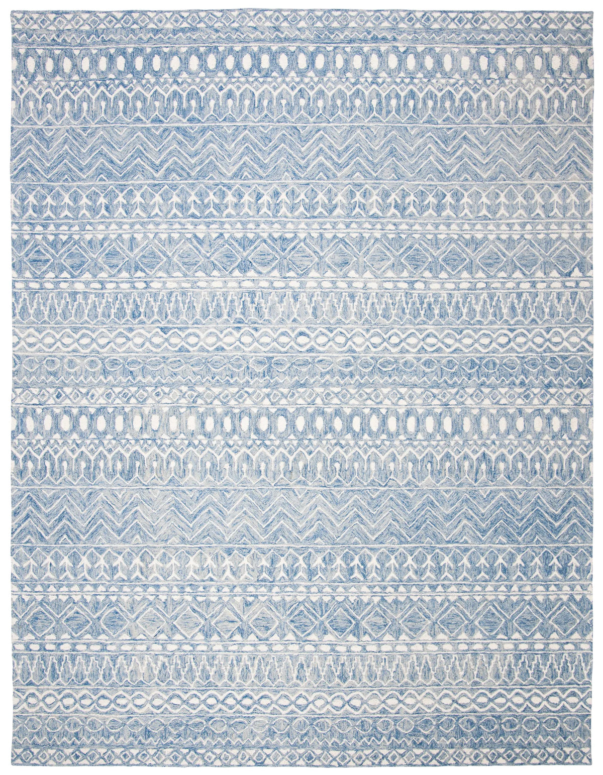 Safavieh Micro-Loop 10'-0" x 14'-0" Rug in Blue / Ivory