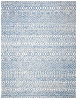 Safavieh Micro-Loop 10'-0" x 14'-0" Rug in Blue / Ivory