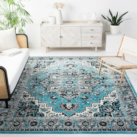 Safavieh Skyler 10'-0" x 14'-0" Rug in Blue / Ivory