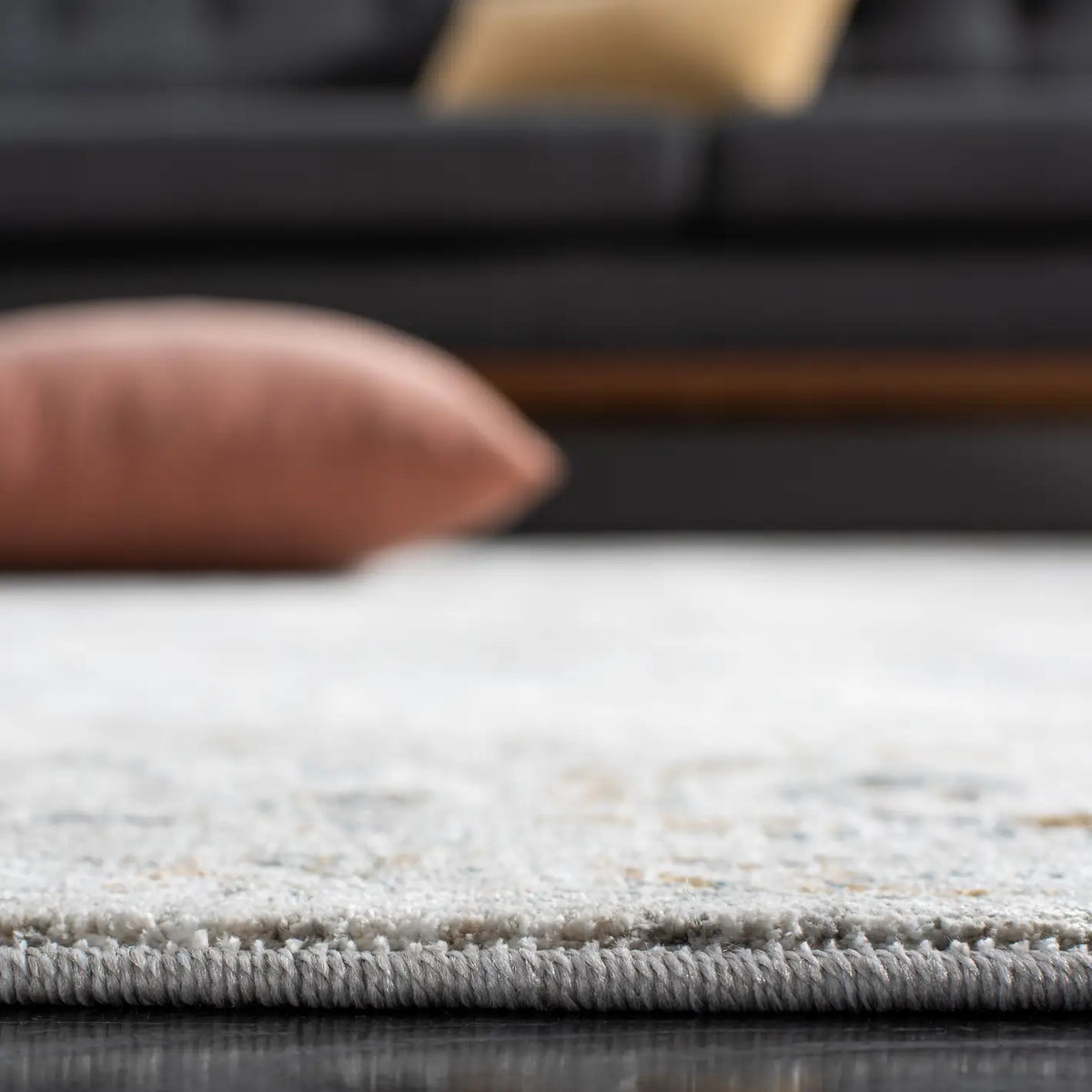 Safavieh Dream 4'-0" x 6'-0" Rug in Ivory / Light Grey