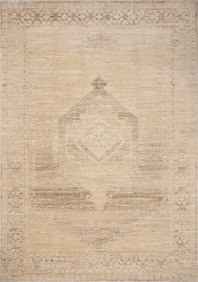 Chris Loves Julia x Loloi Palma PLM-07 Wheat / Taupe Rug - main flat