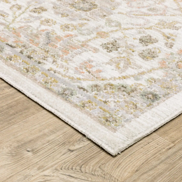 Oriental Weavers Sphinx Cavett CAV05 Gold Rugs - corner detail