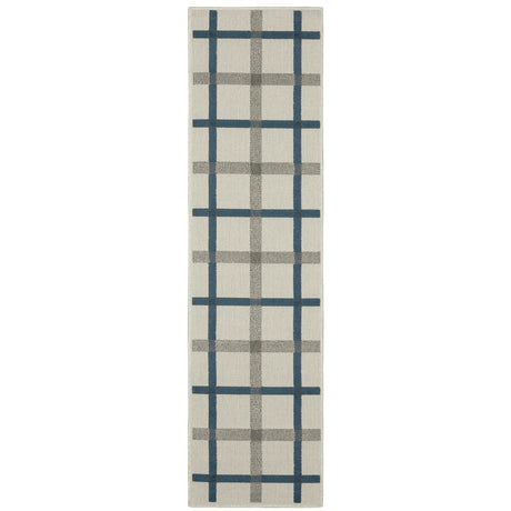 Oriental Weavers Torrey 7150H Beige/ Blue Rug - runner