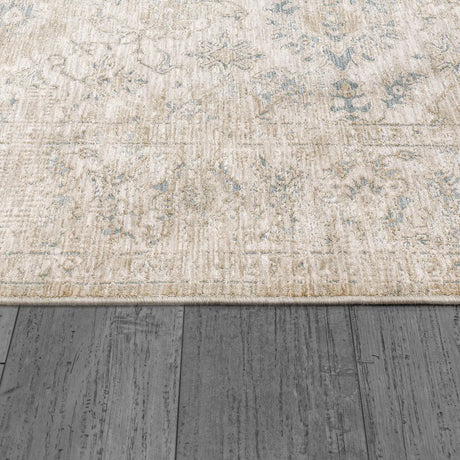 Dynamic Rugs Dharma 12041 Power Loomed Transitional Ivory/Beige Rug - Pile
