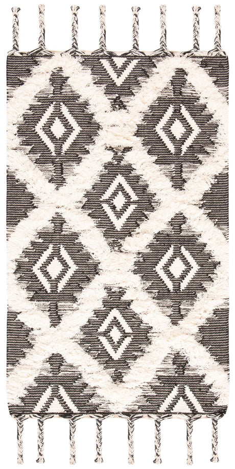 Safavieh Kenya 3'-0" x 5'-0" Rug in Black / Ivory