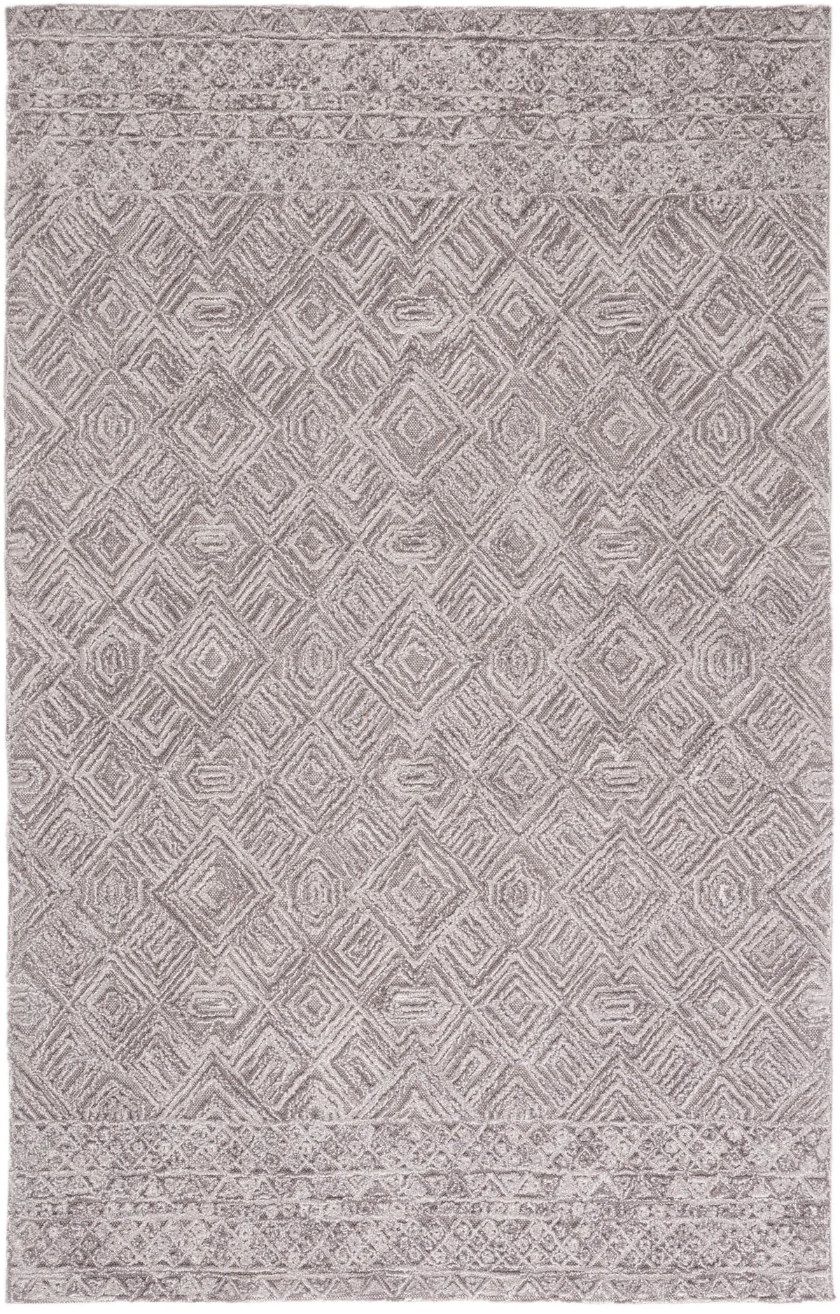 Safavieh Textual 4'-0" x 6'-0" Rug in Brown
