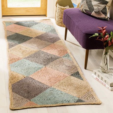 Safavieh Natural Fiber 2'-6" x 8'-0" Rug in Natural / Multi