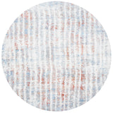 Safavieh Amelia 6'-7" x 6'-7" Rug in Grey / Rust