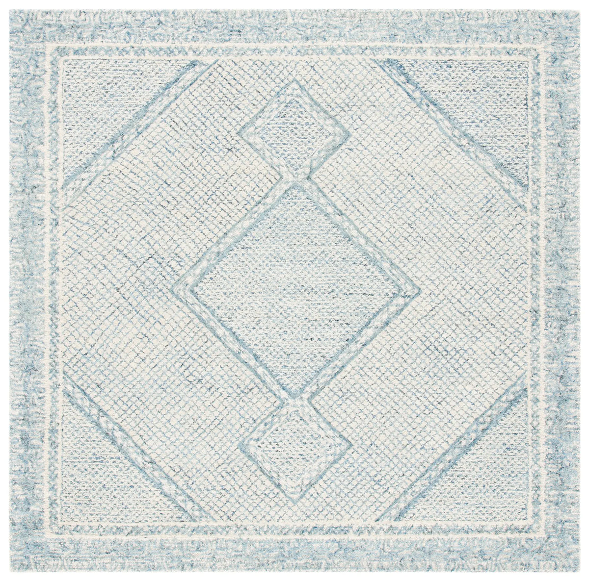 Safavieh Abstract 6'-0" x 6'-0" Rug in Ivory / Blue