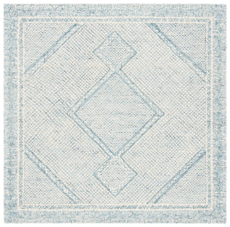 Safavieh Abstract 6'-0" x 6'-0" Rug in Ivory / Blue