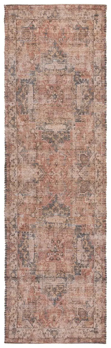 Safavieh Saffron 2'-3" x 8'-0" Rug in Natural / Pink