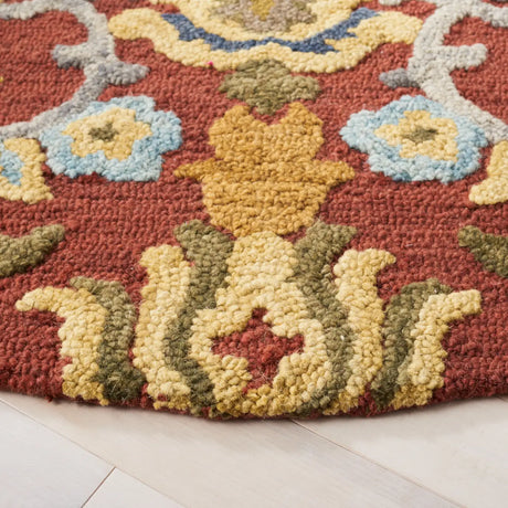 Safavieh Blossom 6'-0" x 6'-0" Rug in Red / Multi