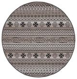 Safavieh Havana 6'-7" x 6'-7" Rug in Brown / Black