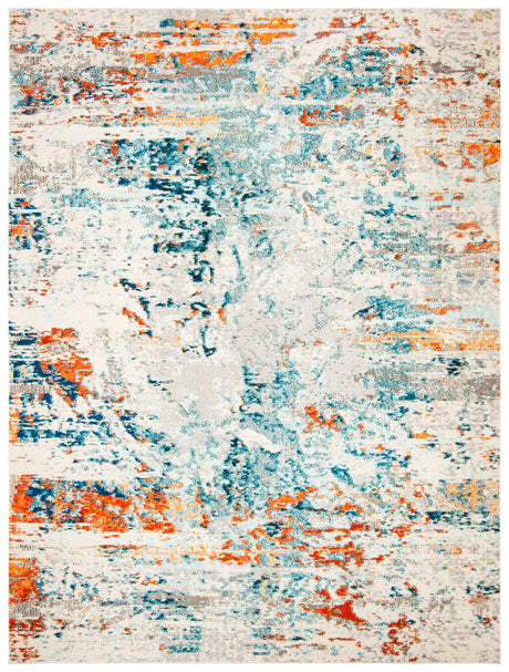 Safavieh Madison 10'-0" x 14'-0" Rug in Cream / Orange
