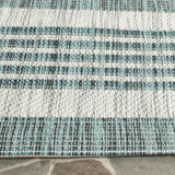 Safavieh Courtyard 2'-3" x 12'-0" Rug in Grey / Blue